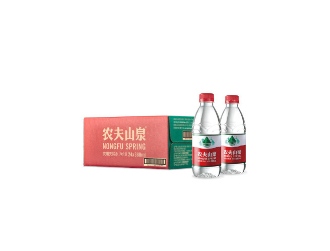 农夫山泉 饮用天然水380ml 1x24瓶